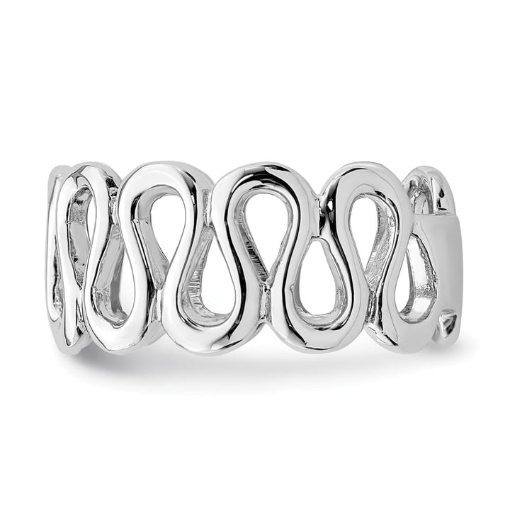 Sterling Silver Fancy Swirls Band