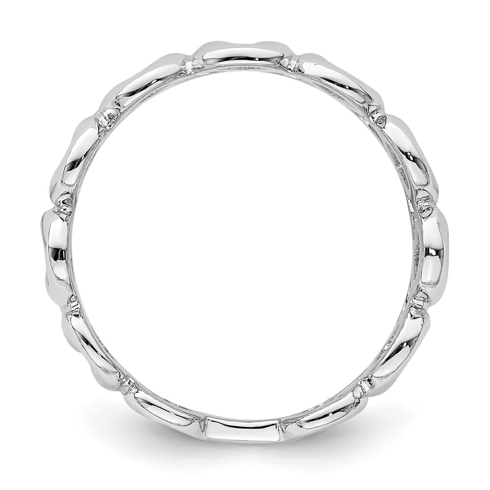 Sterling Silver Fancy Swirls Band