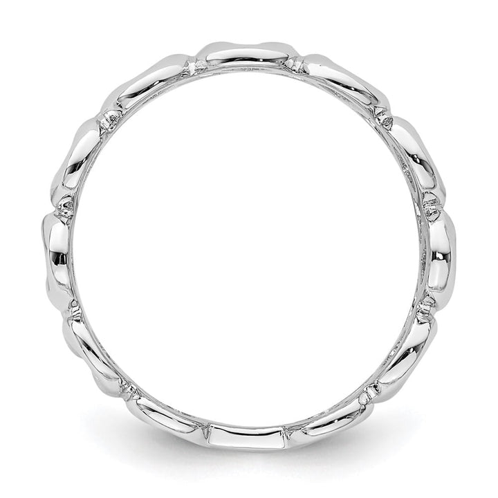 Sterling Silver Fancy Swirls Band