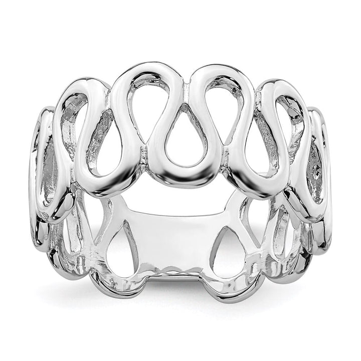 Sterling Silver Fancy Swirls Band