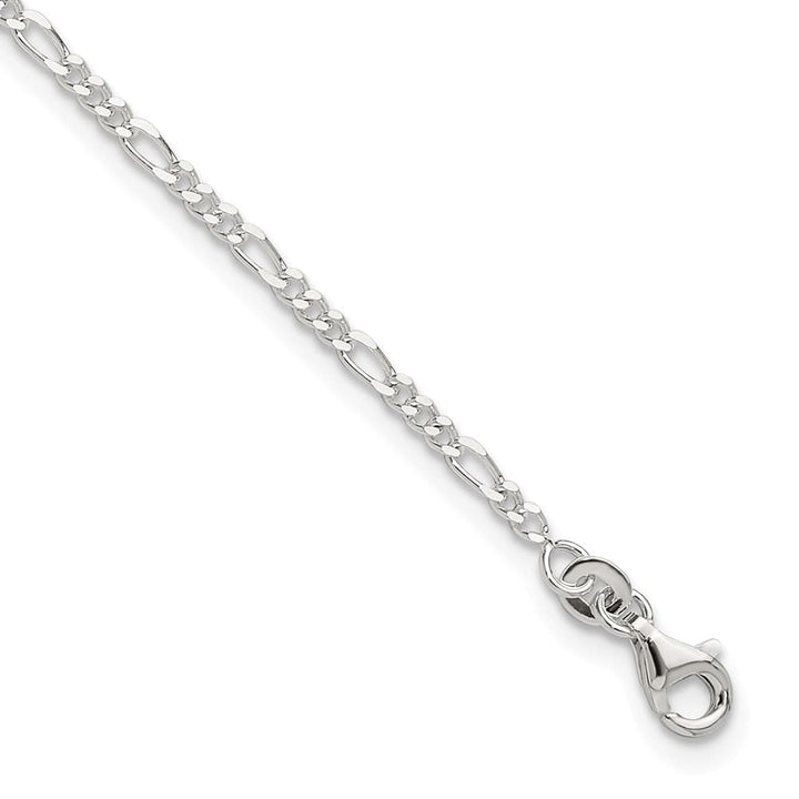 Sterling Silver Figaro 2.2 mm Anklet — .925 sterling silver, 10 inches long, 1 inch extension, 2.2 mm wide, lobster clasp, 2.70 g
