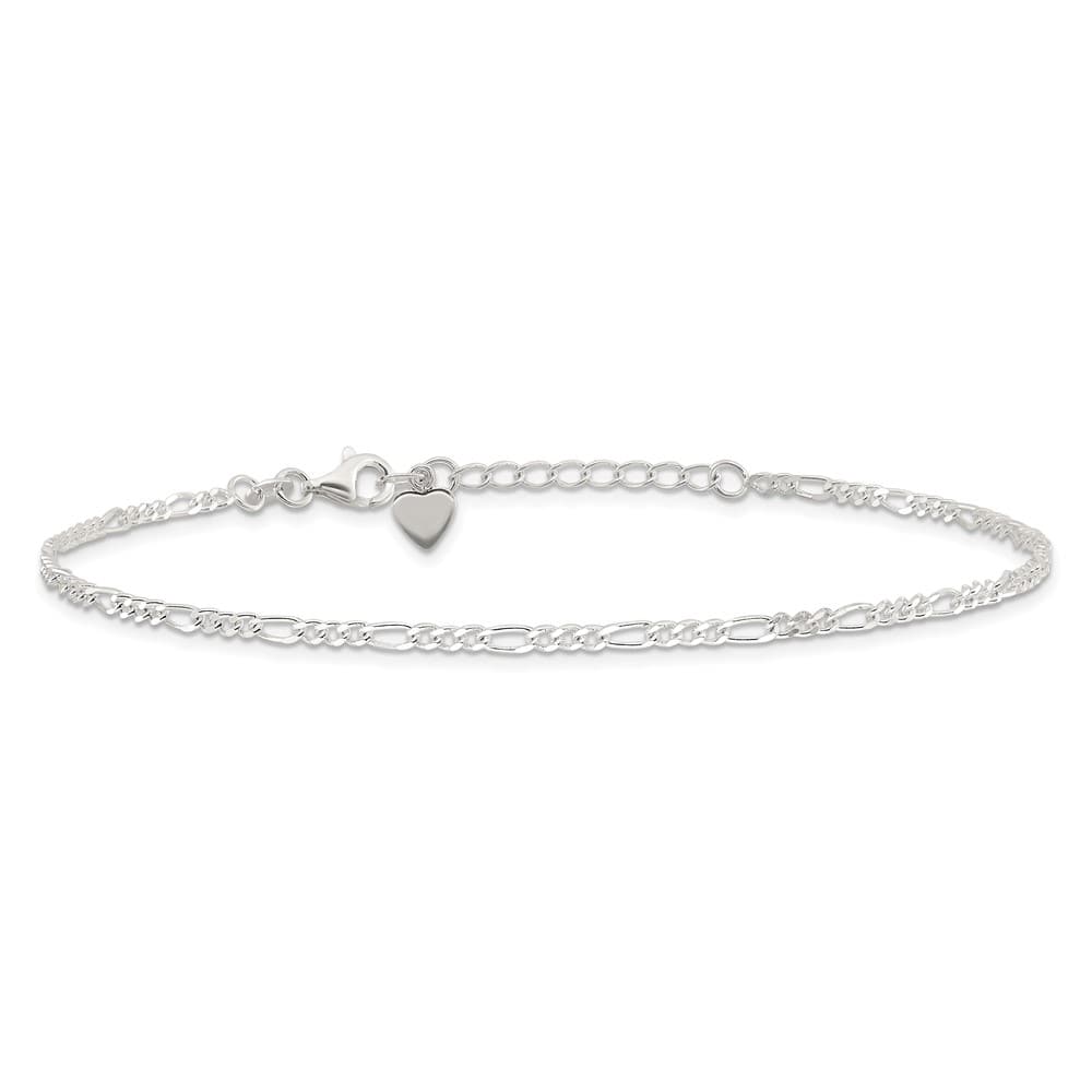 Sterling Silver Figaro 2.2 mm Anklet