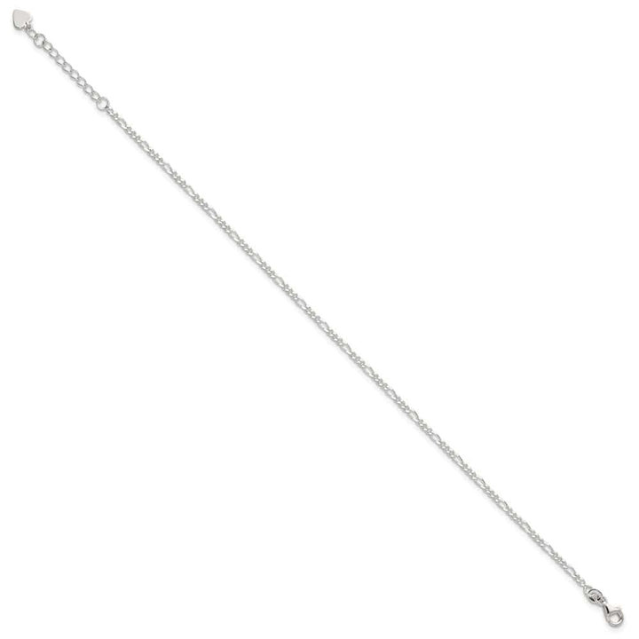 Sterling Silver Figaro 2.2 mm Anklet