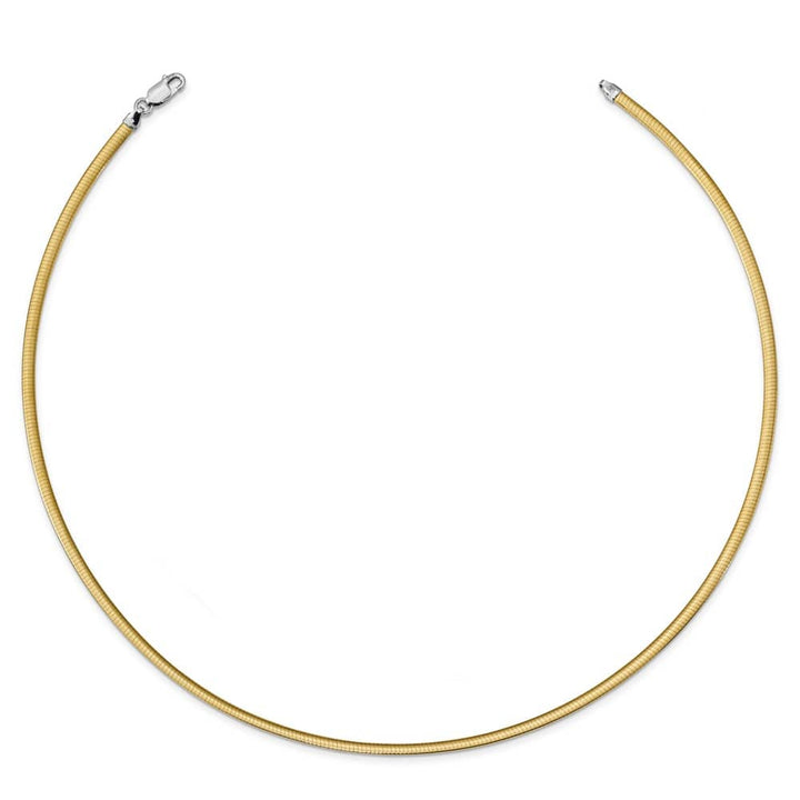 Sterling Silver Flash Polished Reversible 3mm Cubetto Chain