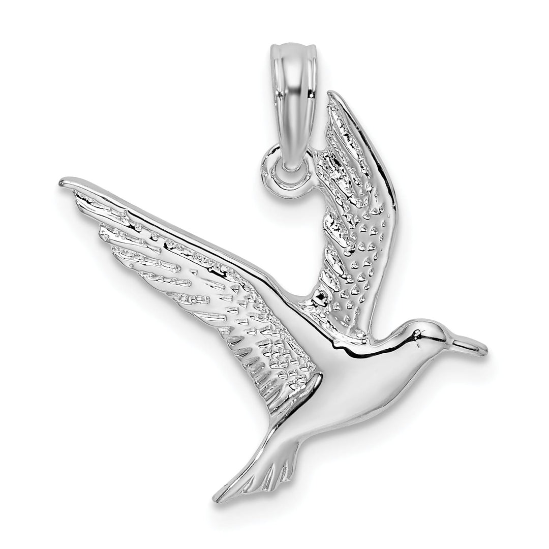Sterling Silver Flying Seagull Pendant