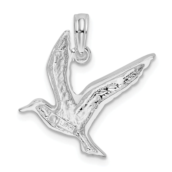 Sterling Silver Flying Seagull Pendant