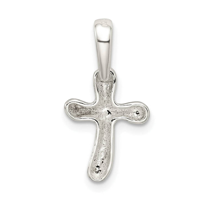 Sterling Silver Freeform Cross Charm