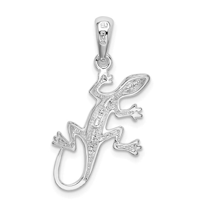 Sterling Silver Gecko Pendant
