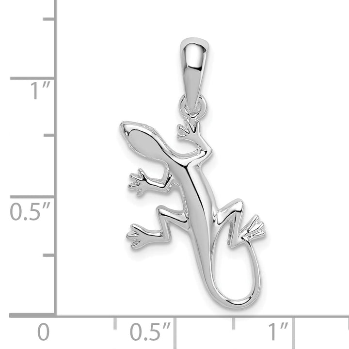 Sterling Silver Gecko Pendant