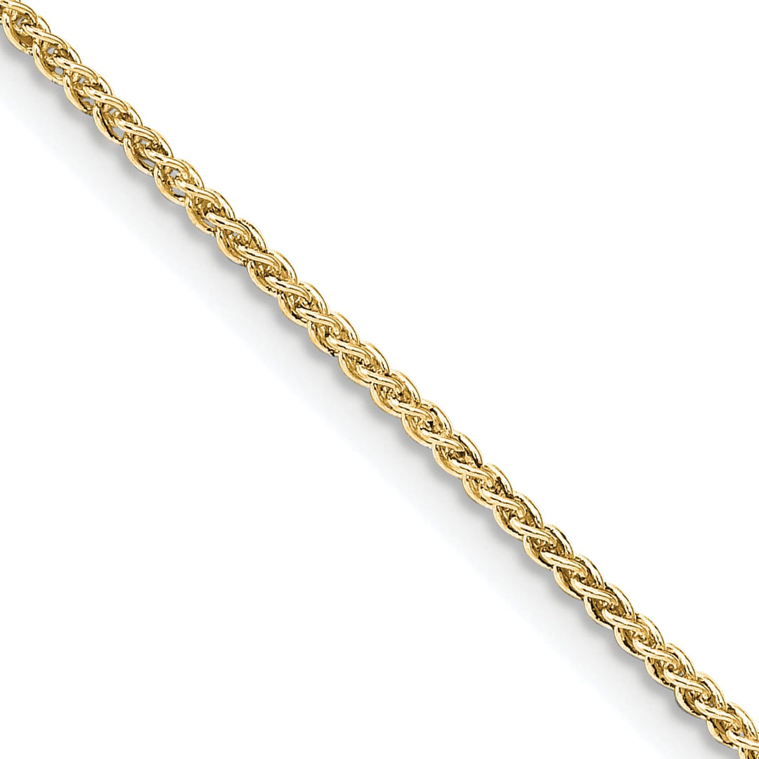Sterling Silver Gold Finish 1.50mm Spiga Chain