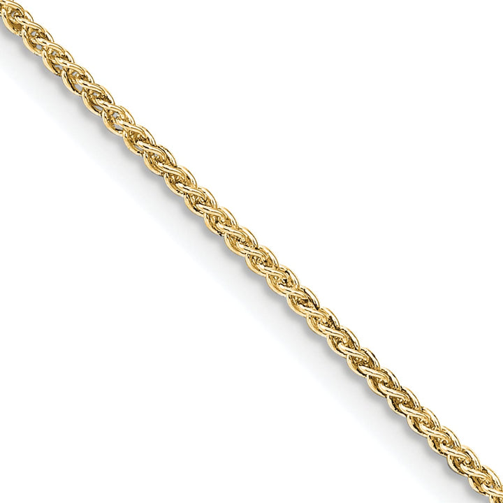 Sterling Silver Gold Finish 1.50mm Spiga Chain