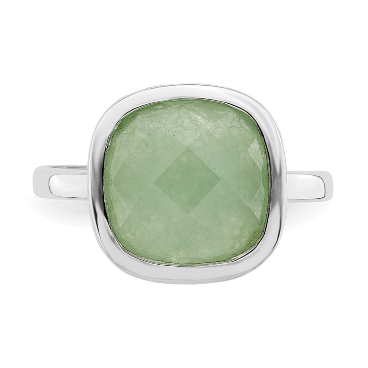 Sterling Silver Green CZ Ring