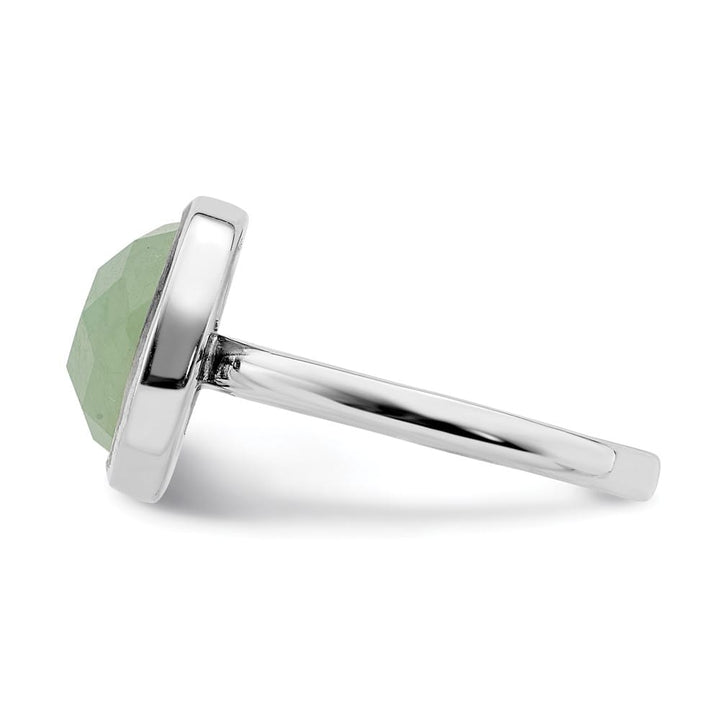 Sterling Silver Green CZ Ring