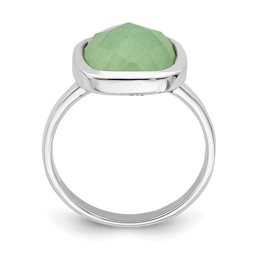 Sterling Silver Green CZ Ring