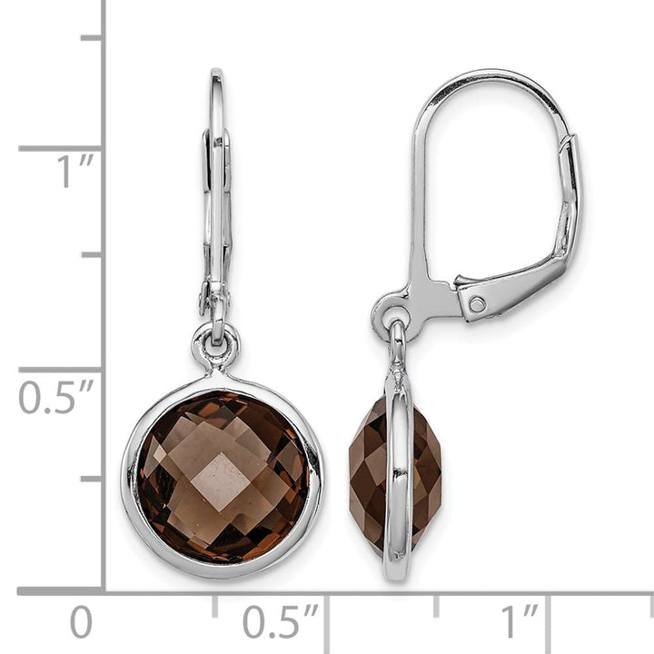 Sterling Silver Green Earrings, view 16 of 16