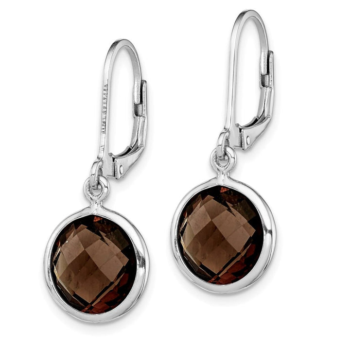 Sterling Silver Green Earrings, view 14 of 16