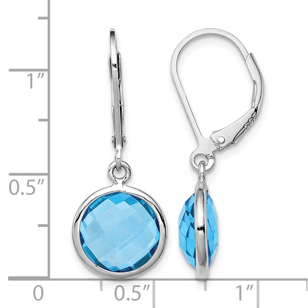 Sterling Silver Green Earrings, view 8 of 16