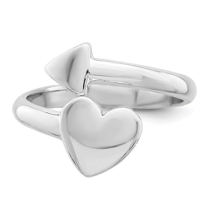 Sterling Silver Heart with Arrow Toe Ring