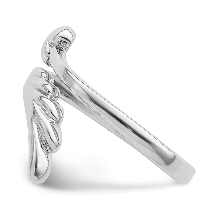 Sterling Silver Heart with Wing Toe Ring