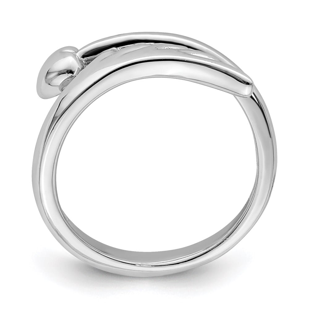 Sterling Silver Heart with Wing Toe Ring