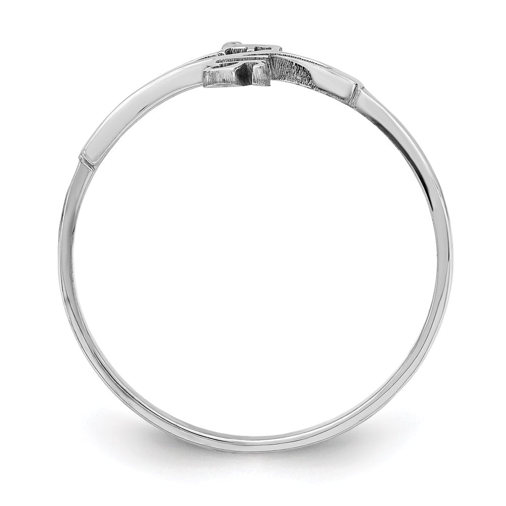 Sterling Silver Jesus Cross Ring