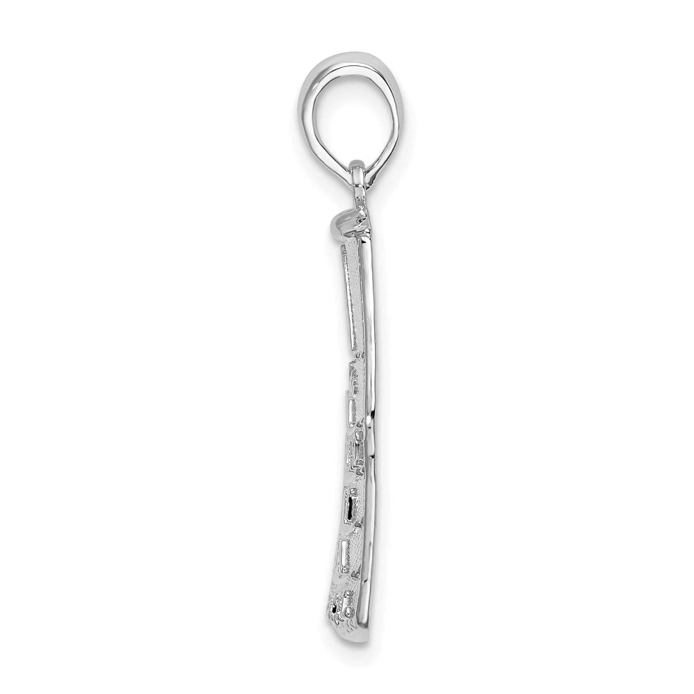 Sterling Silver Large Key West USA Pendant