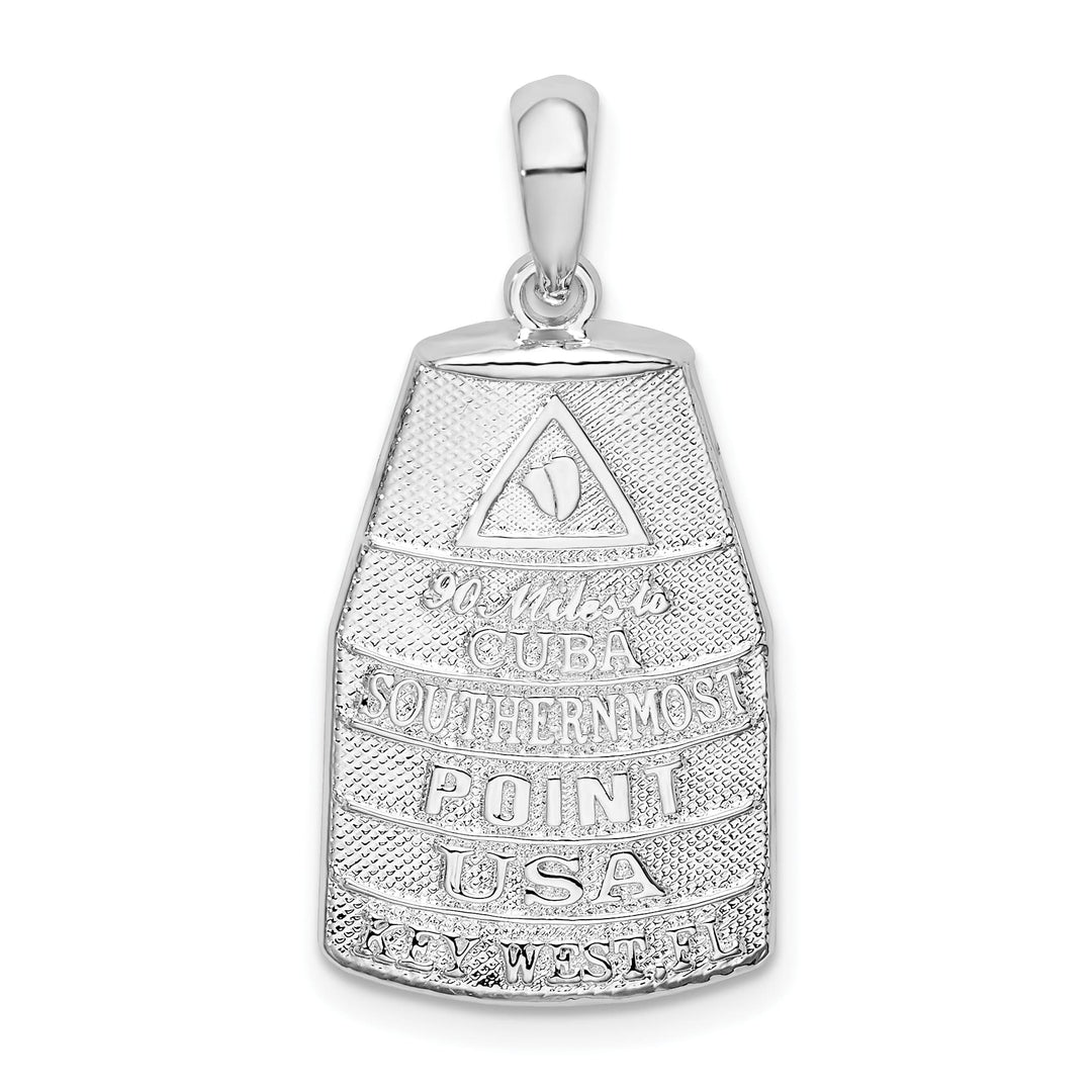 Sterling Silver Large Key West USA Pendant