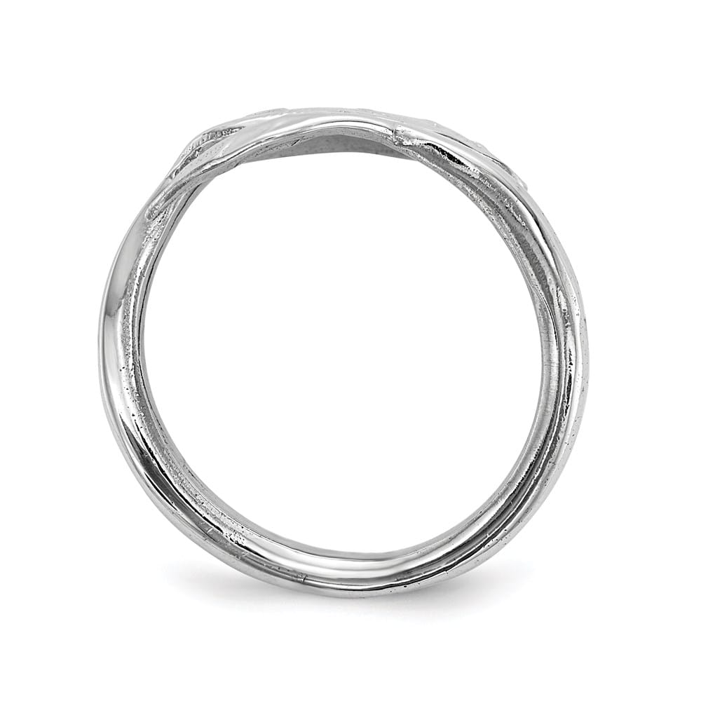 Sterling Silver Leaf Ring
