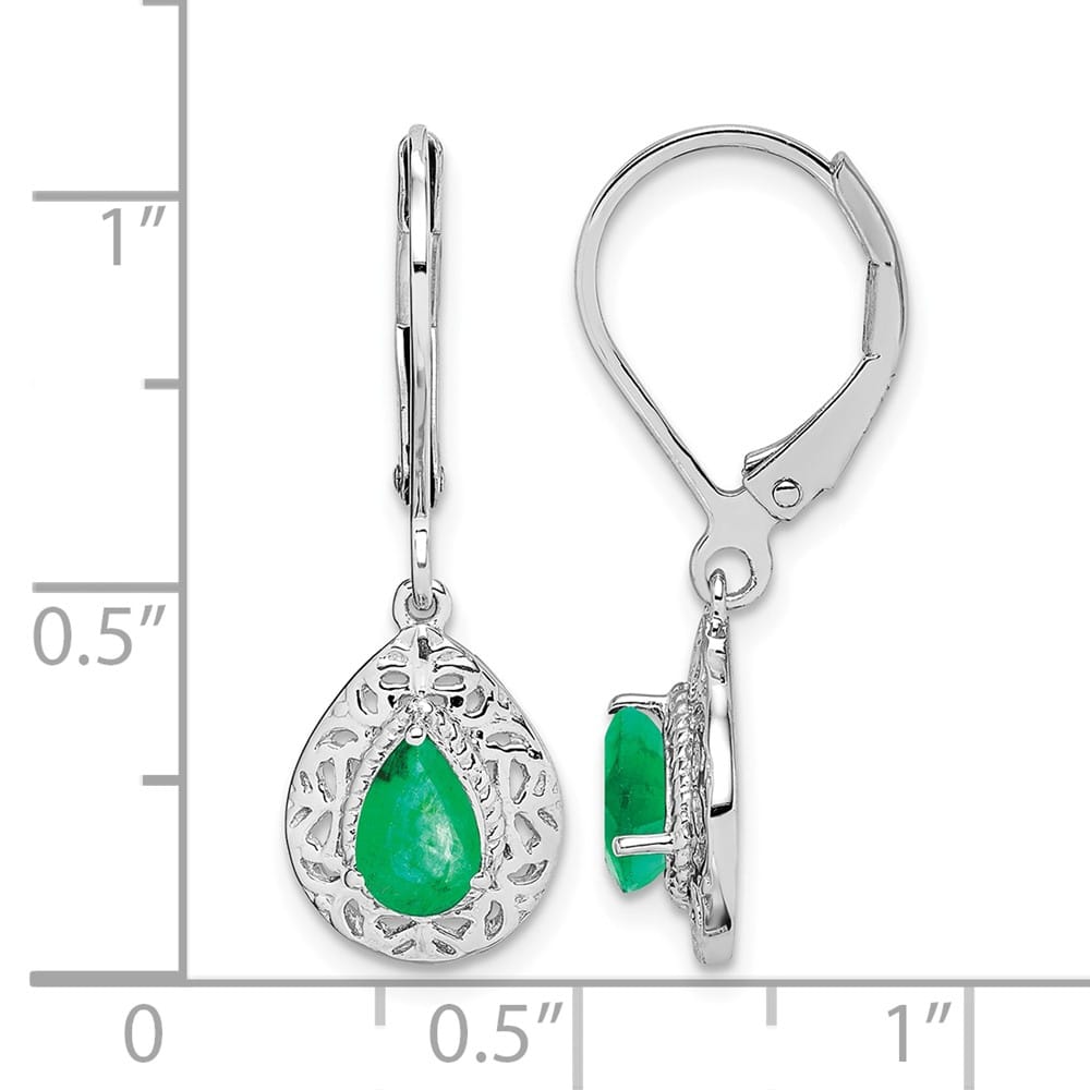 Sterling Silver Lever Back Earrings, view 8 of 20