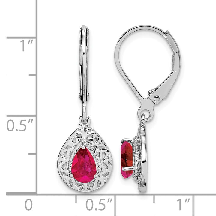 Sterling Silver Lever Back Earrings, view 12 of 20