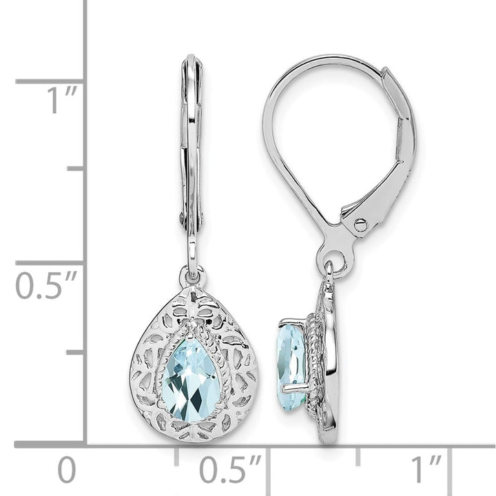 Sterling Silver Lever Back Earrings, view 4 of 20