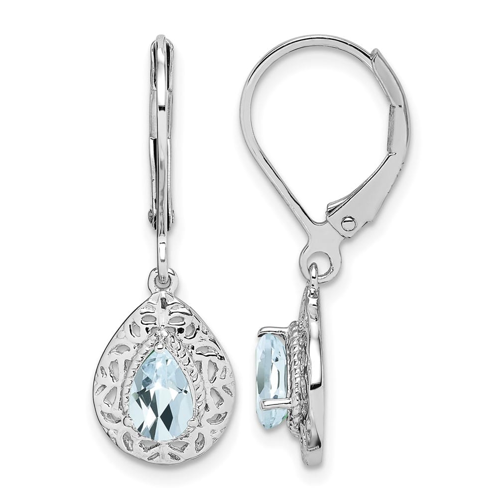 Sterling Silver Lever Back Earrings, view 1 of 20