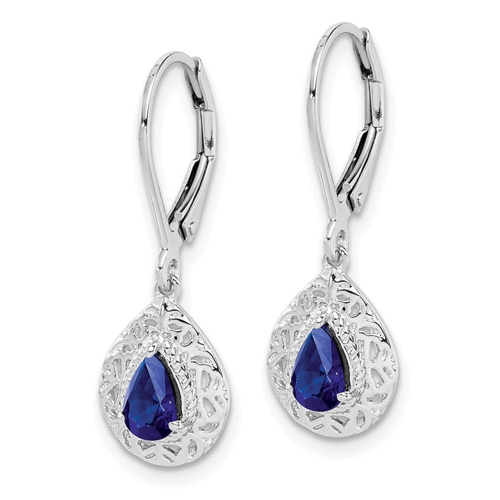 Sterling Silver Lever Back Earrings, view 14 of 20