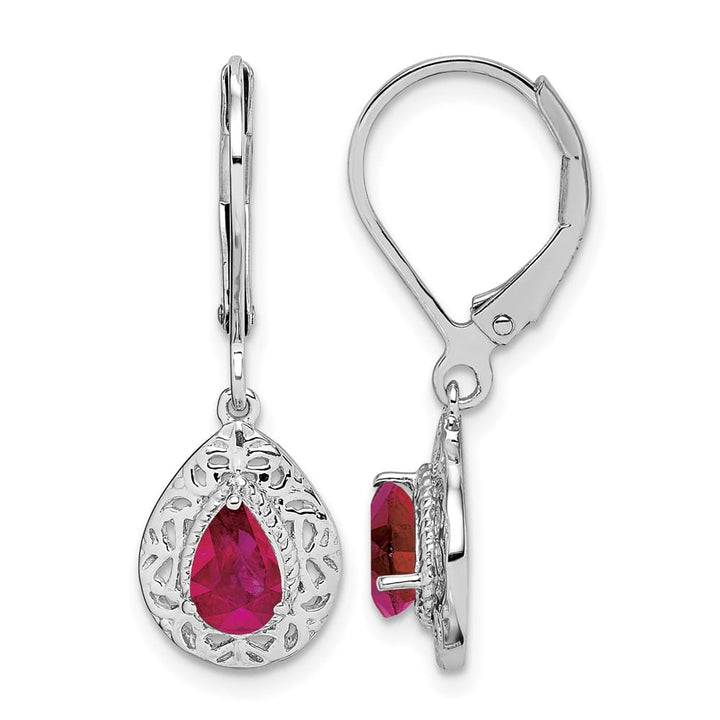 Sterling Silver Lever Back Earrings, view 9 of 20
