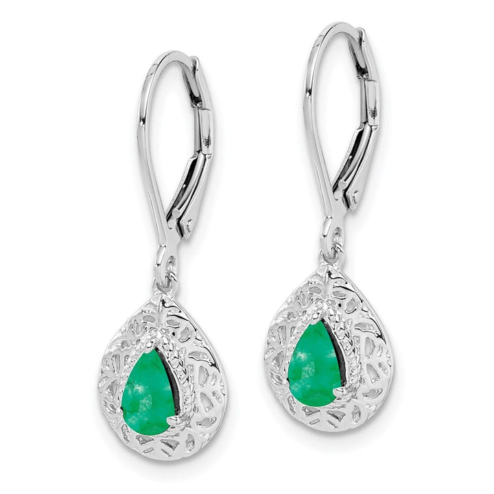 Sterling Silver Lever Back Earrings, view 6 of 20