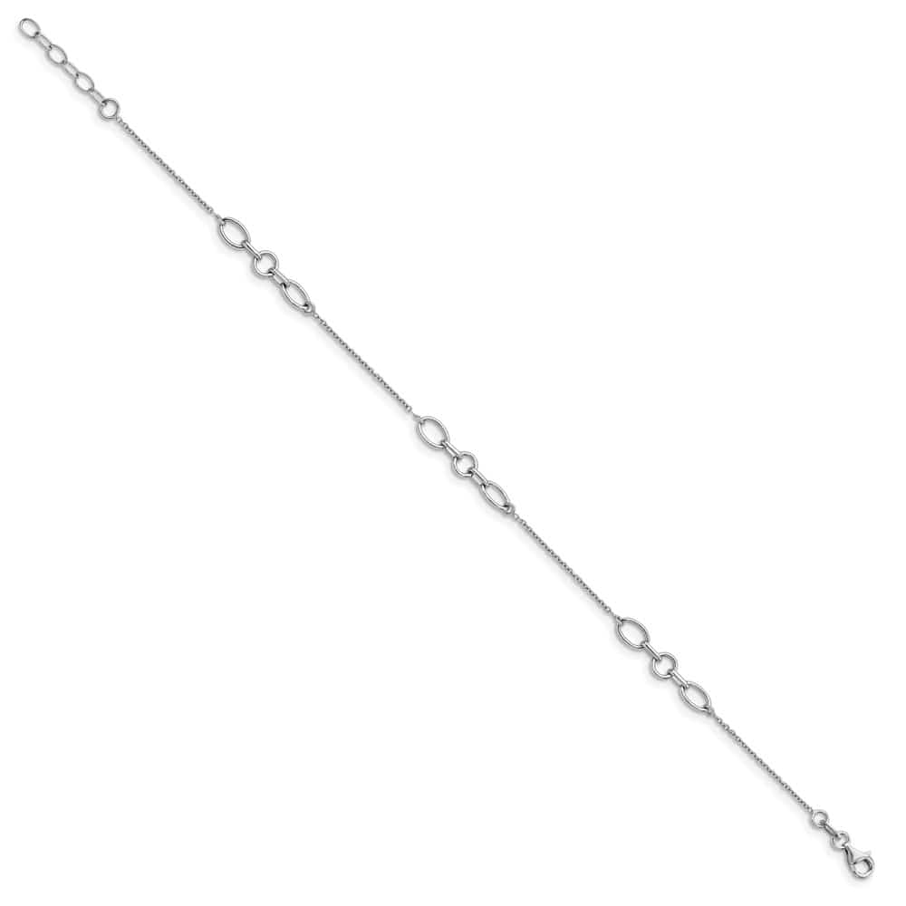 Sterling Silver Link Anklet