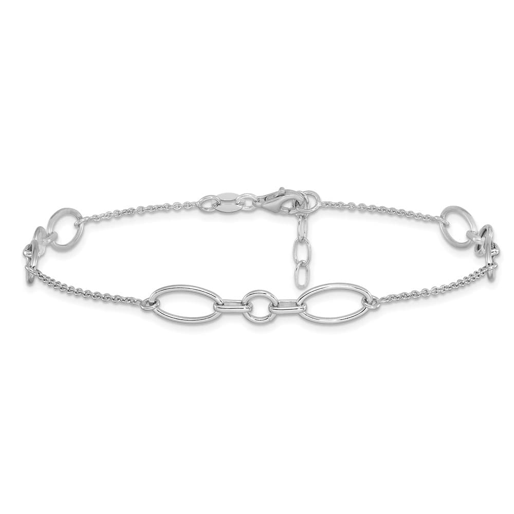 Sterling Silver Link Anklet