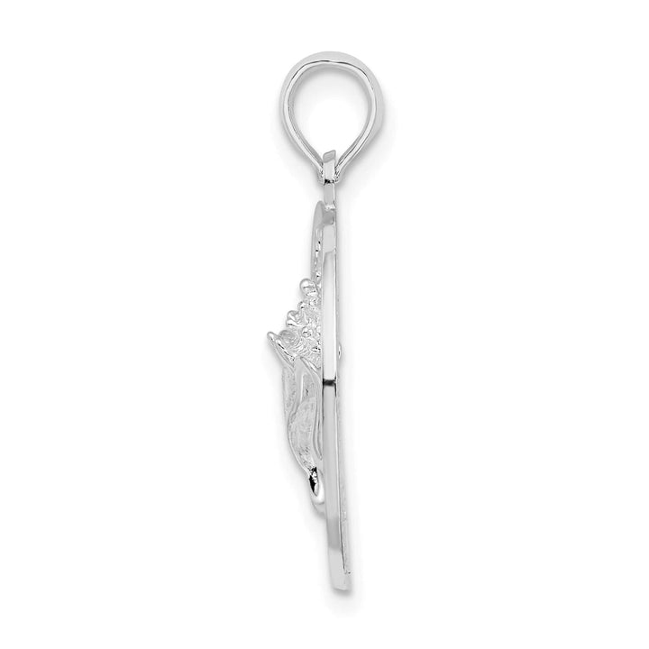 Sterling Silver Marco Island with Shell Pendant