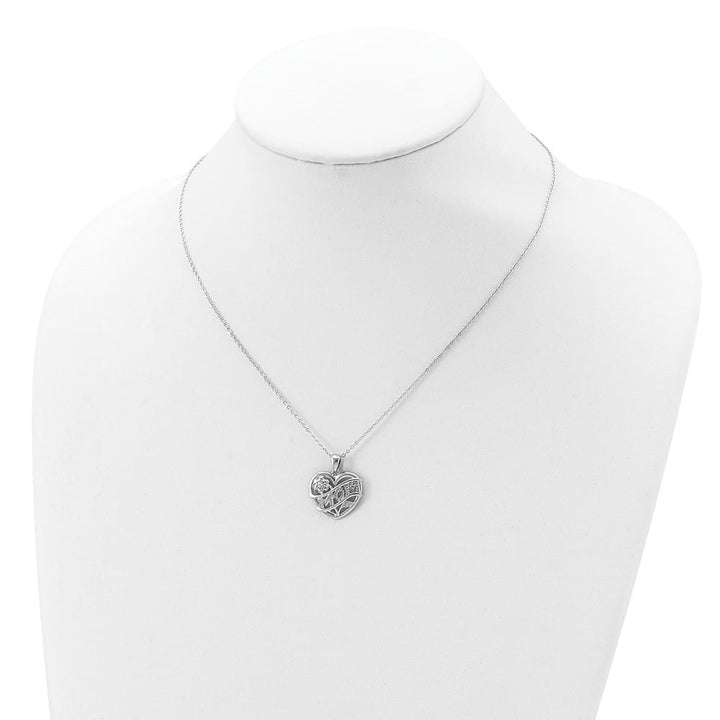 Sterling Silver MOM Necklace