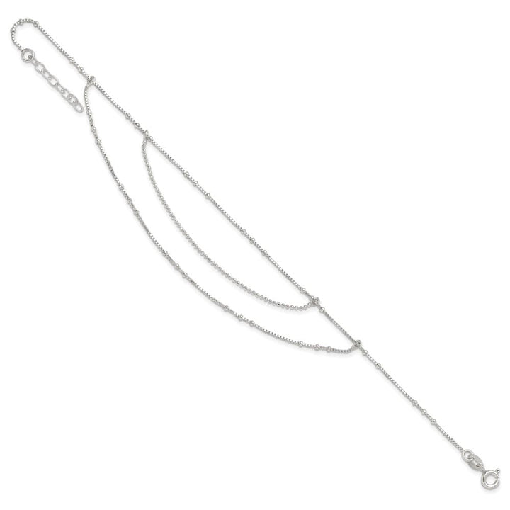 Sterling Silver Multi-Strand Anklet