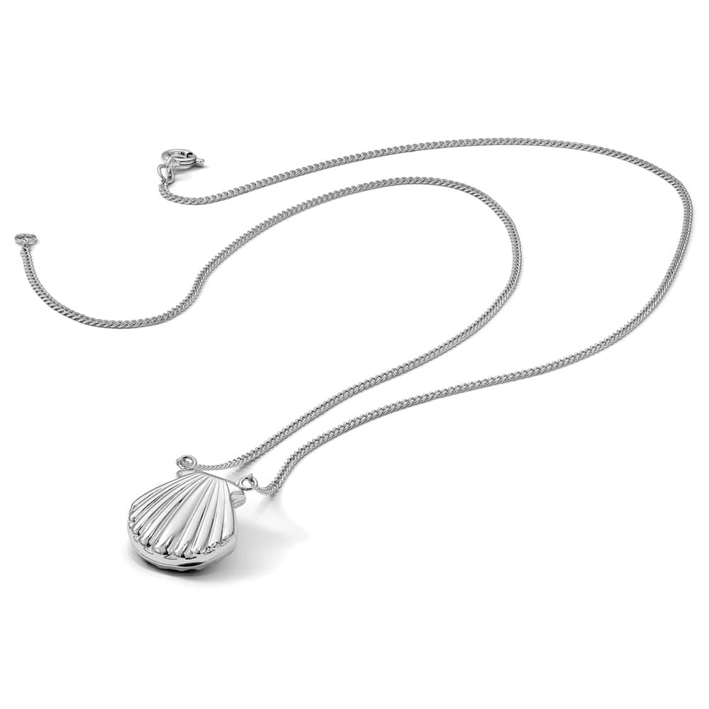 Sterling Silver Night Black and White Diamond Penguin 18 inch Necklace