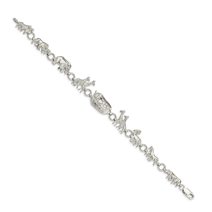 Sterling Silver Noah's Ark Bracelet