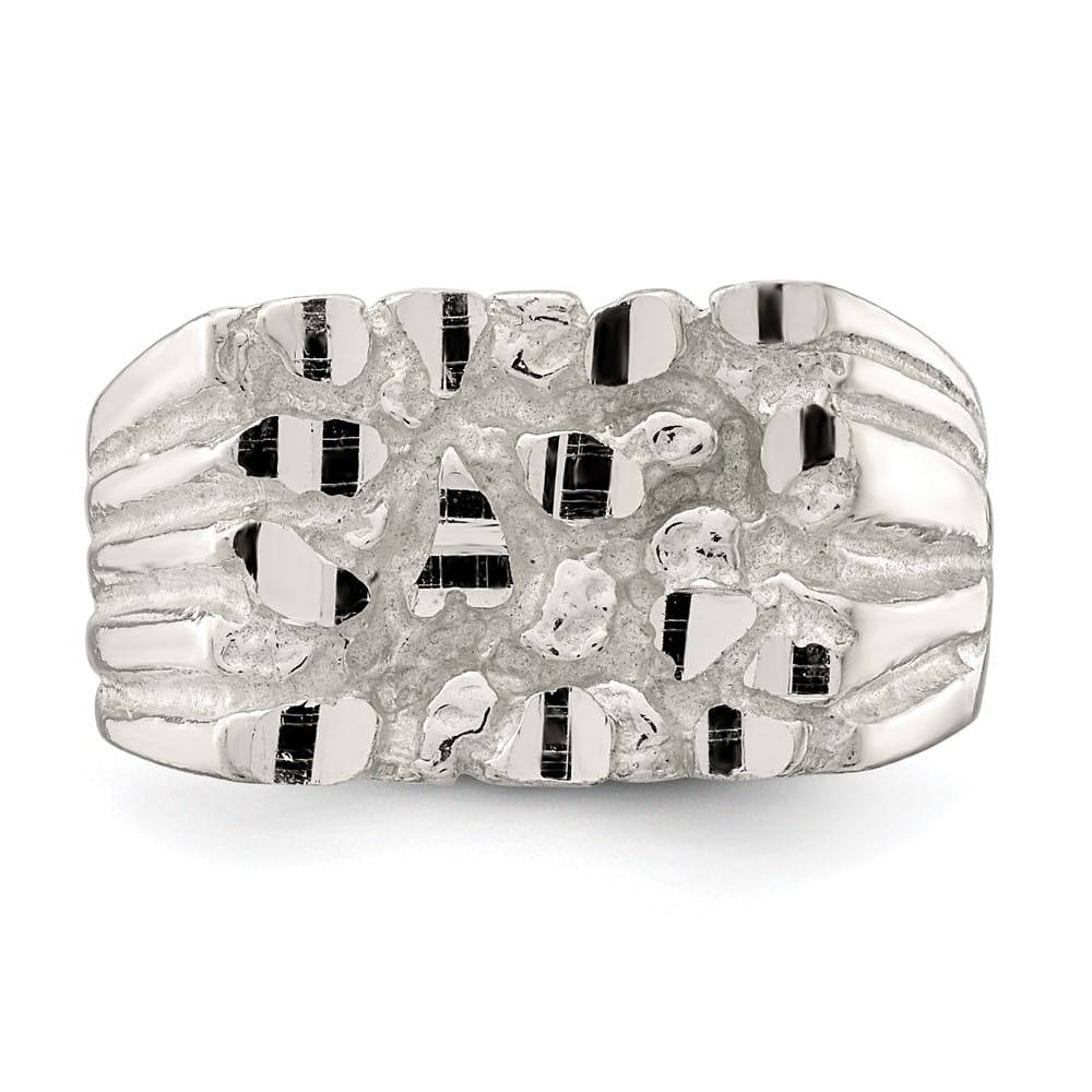 Sterling Silver Nugget Ring