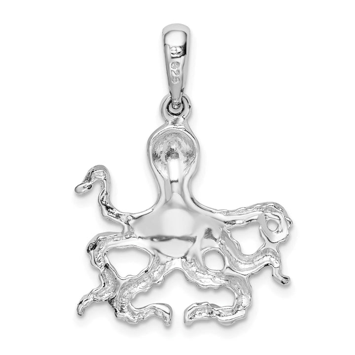 Sterling Silver Octopus Pendant