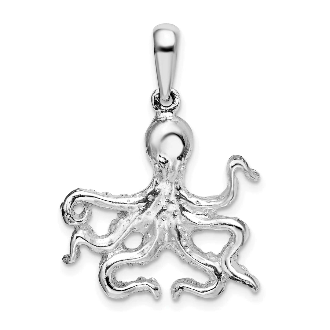 Sterling Silver Octopus Pendant