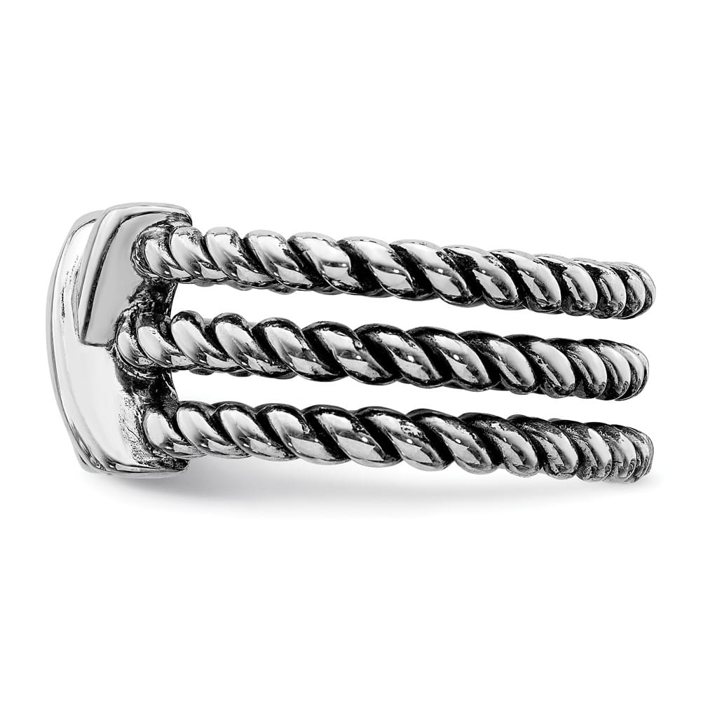 Sterling Silver Oxidized Ring