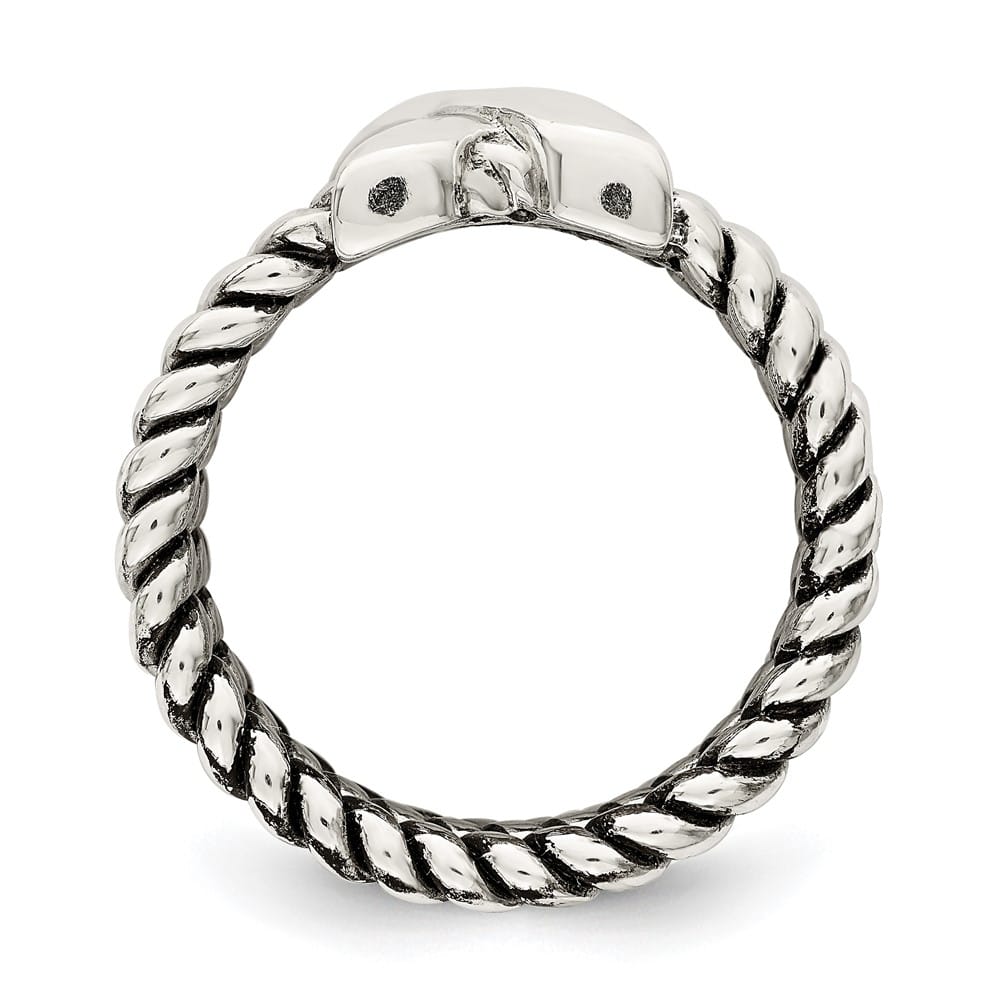 Sterling Silver Oxidized Ring