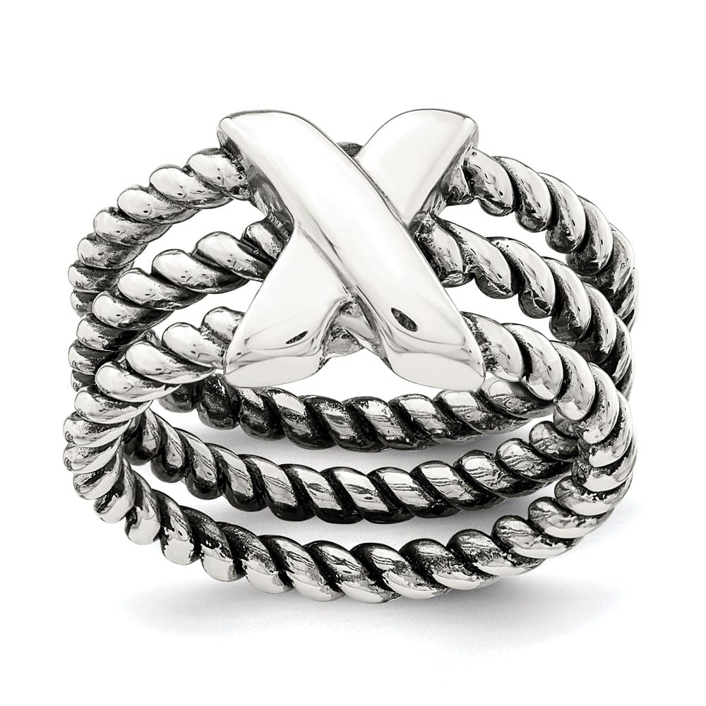Sterling Silver Oxidized Ring