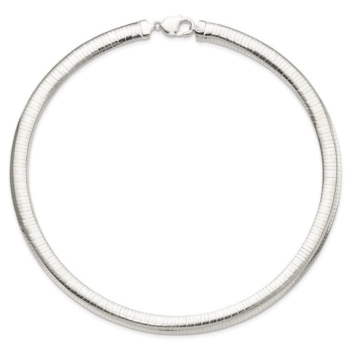 Sterling Silver Polished 10mm Cubetto Chain