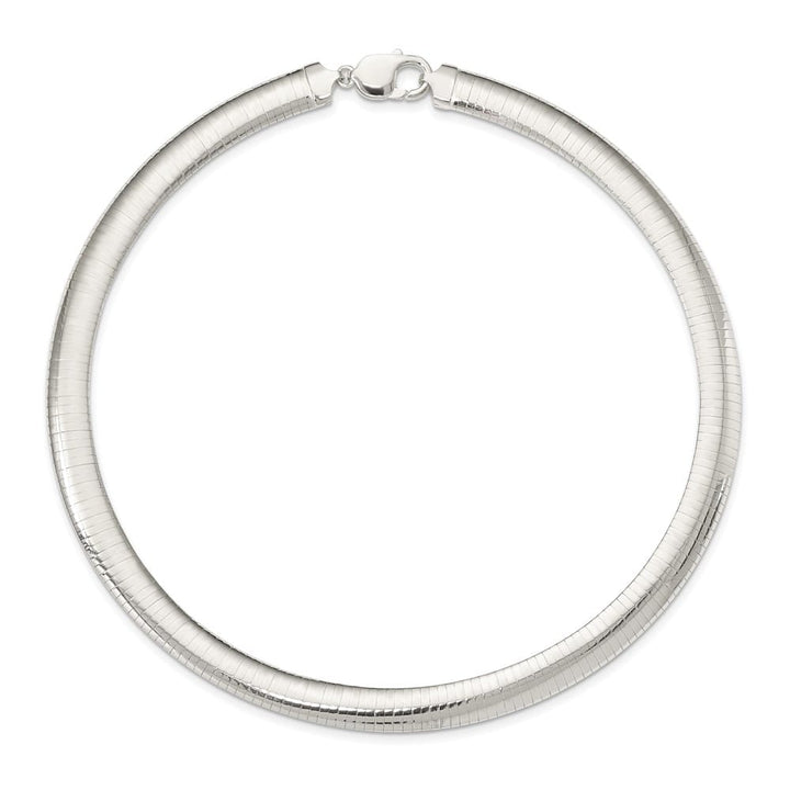 Sterling Silver Polished 10mm Cubetto Chain